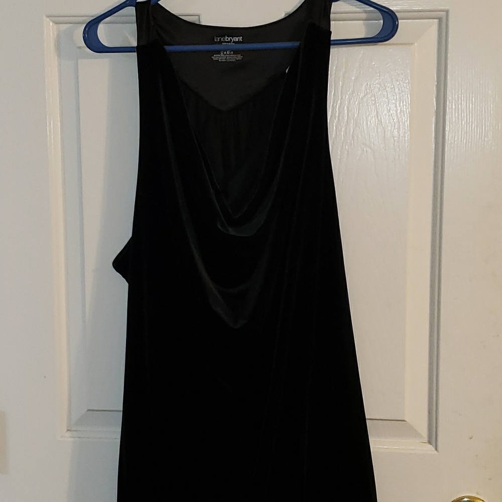 🍍Lane Bryant Velvet Shell